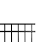Nuvo Iron Legacy Collection 72in. Wide x 60in. High, Iron Fence Panel w/Coral Profile. Incld 6 Fence Brackets CPRTB7260 - alternate 10